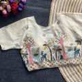 Tanvi Khadi Embrodery Work Blouse