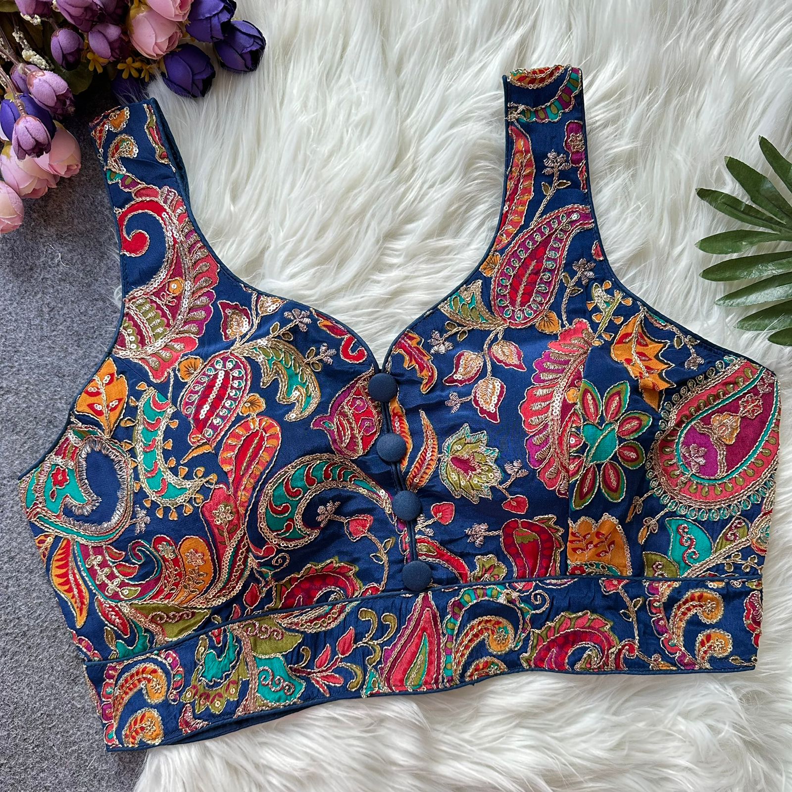 Bhavya Blue Colour Blouse