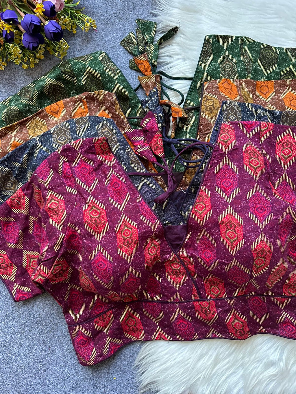 Navya Reyon Fabric Blouse