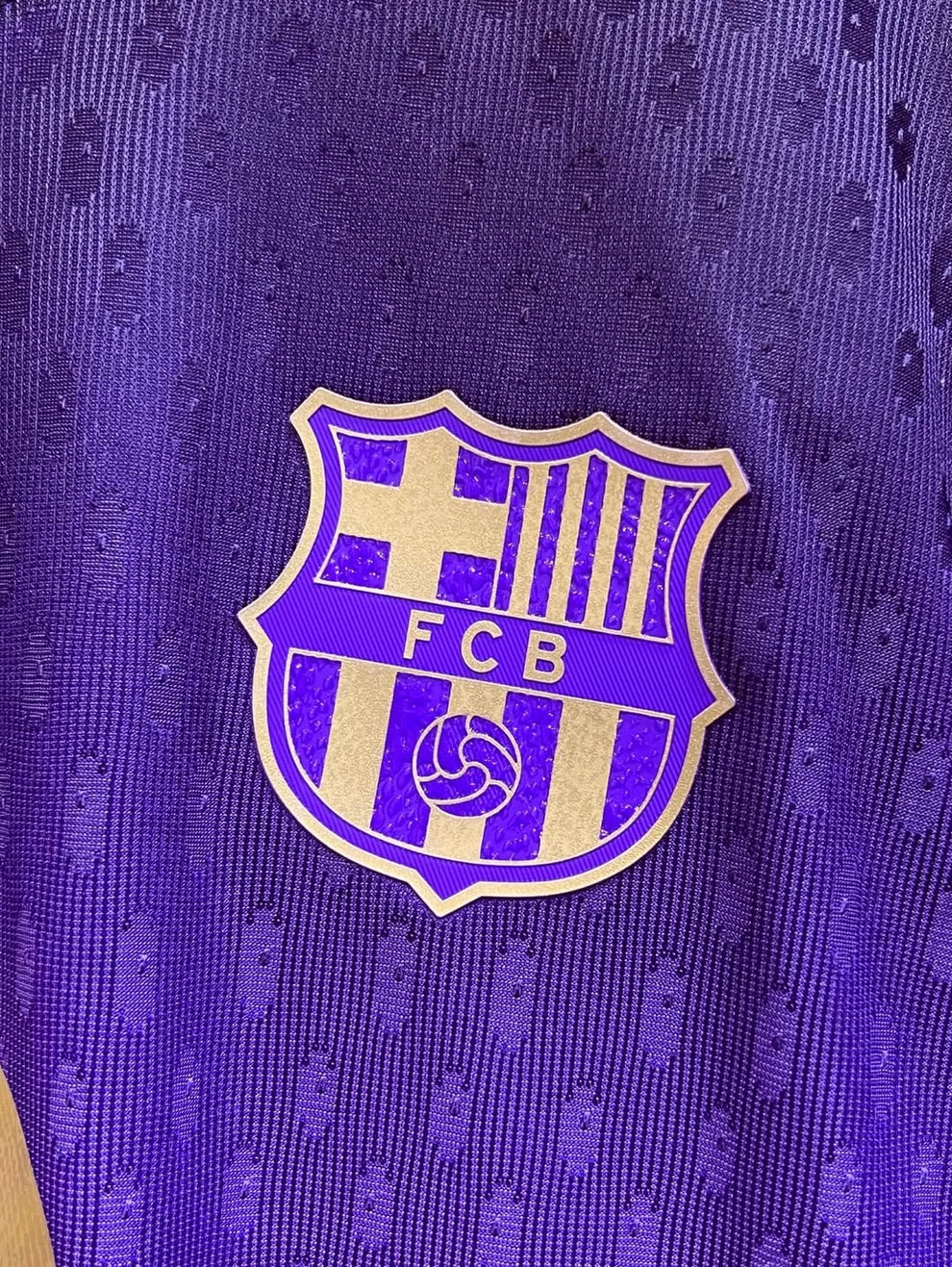 FC Barcelona 2026/27 Away Jersey Purple Gold Player Edition Football Kit