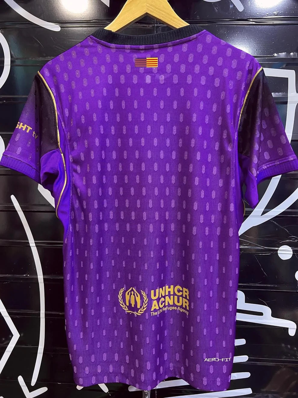 FC Barcelona 2026/27 Away Jersey Purple Gold Player Edition Football Kit