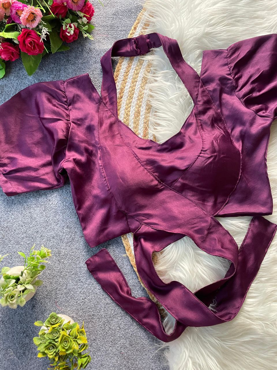 Alia Malai satin blouse