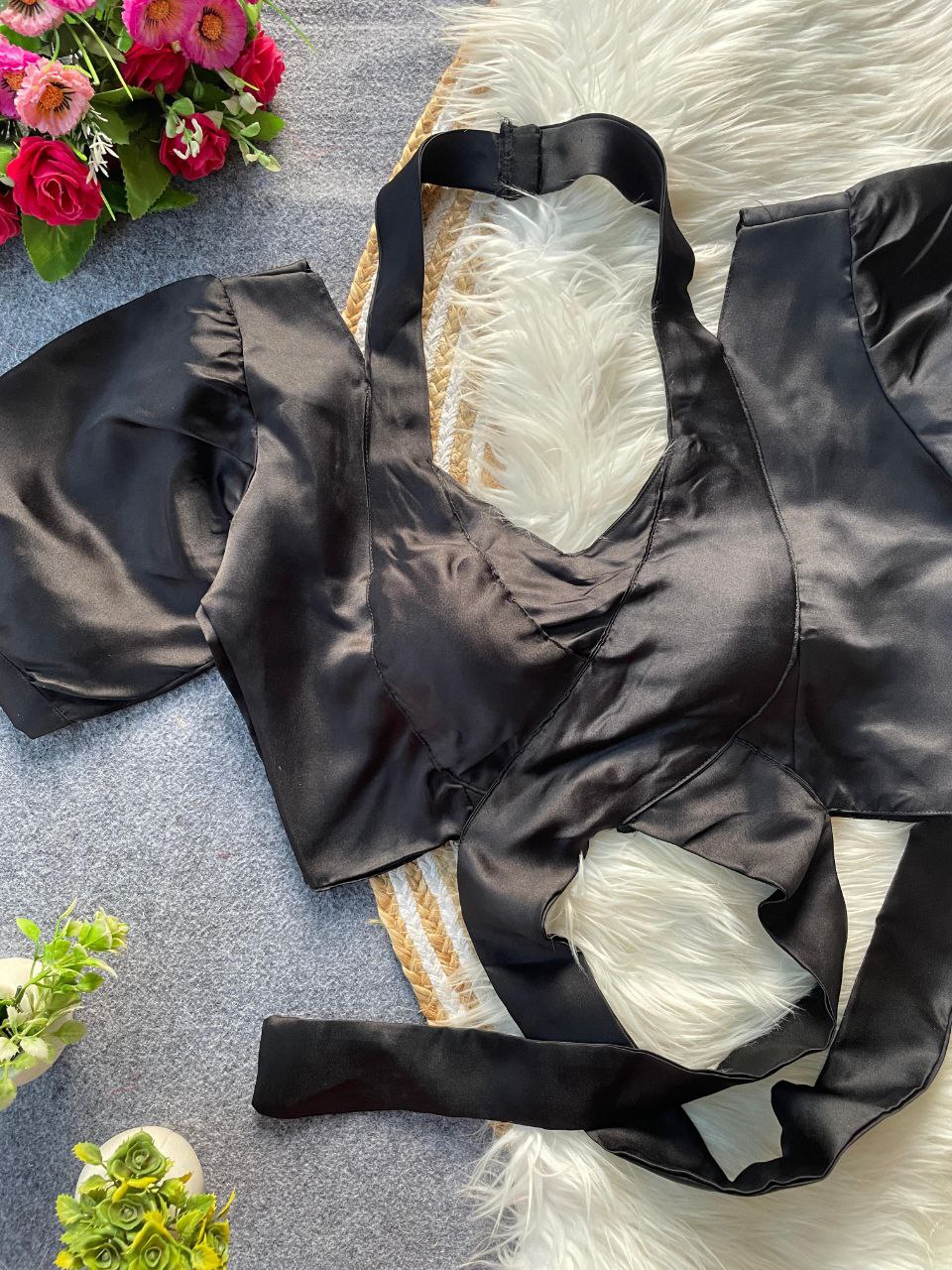 Deepika Malai satin blouse