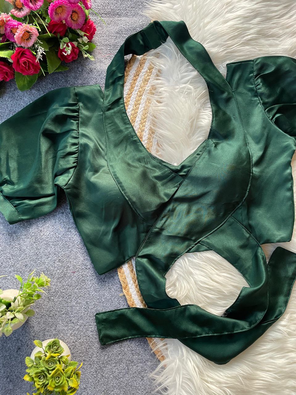 Sonam Malai satin blouse