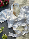 Neetu Malai satin blouse