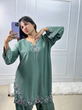 RichMood Rama Color Natural Crep Farshi Salwar Suit Set