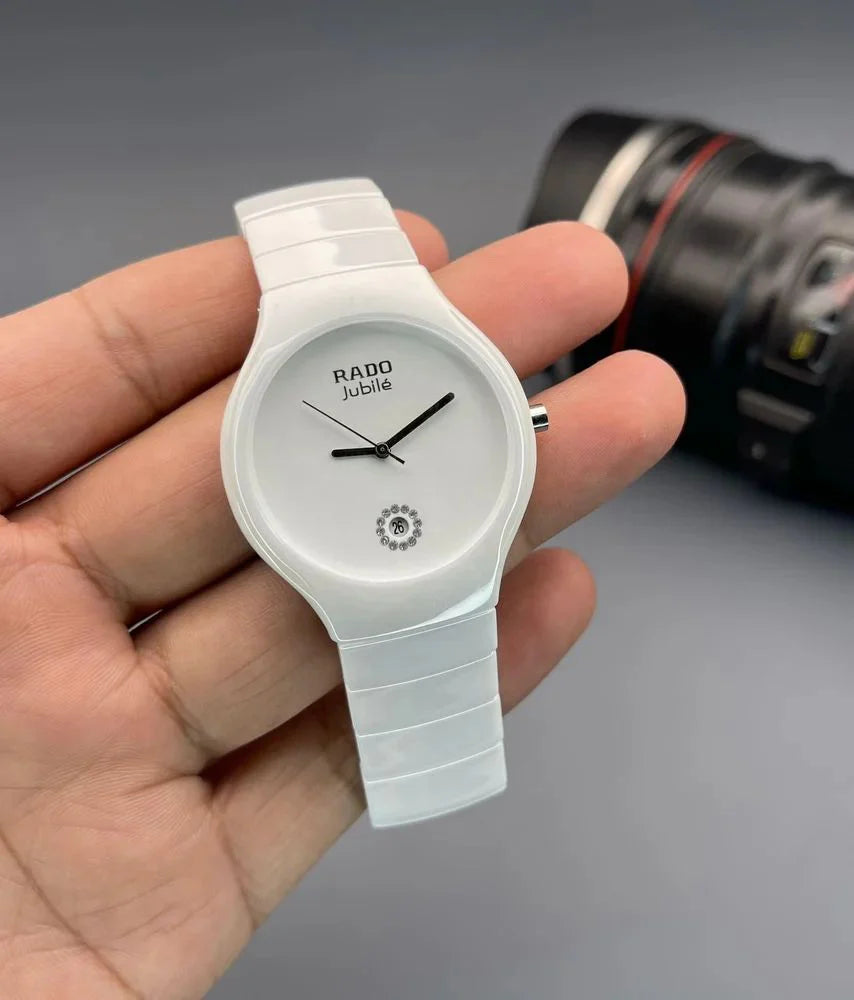 Rado True Jubile White Ceramic Watch